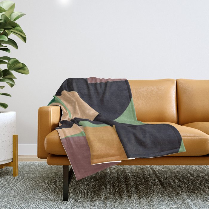 Geometric Shapes 251 Throw Blanket Gallery Image 1
