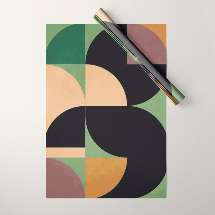 Geometric Shapes 251 Wrapping Paper Gallery Image 1