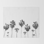 Palm Trees Throw Blanket Gallery Image 2