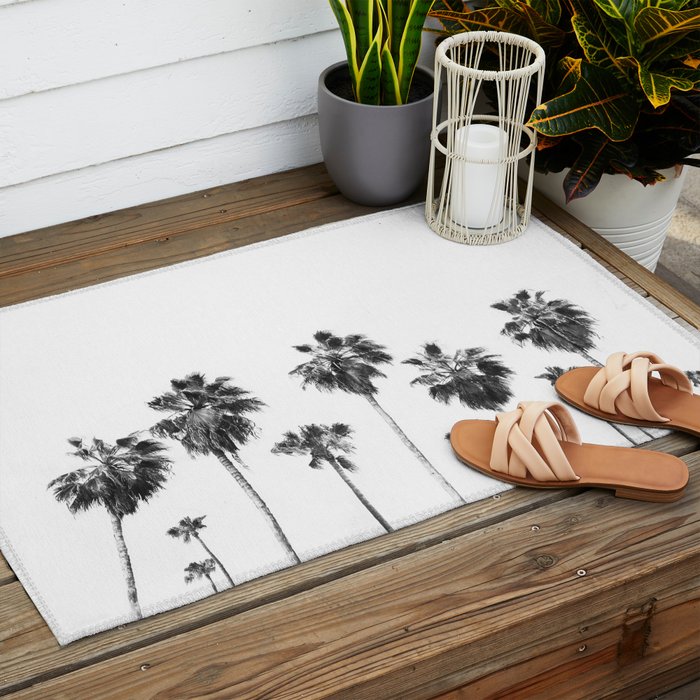 Palm Trees Outdoor Rug Gallery Image 2