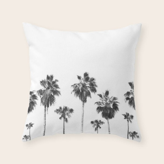Palm Trees Throw Pillow Gallery Image 6