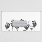 Palm Trees Desk Mat Gallery Image 1