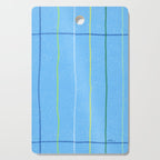 Textured Picnic Pattern in Sky Blue Cutting Board Gallery Image 1