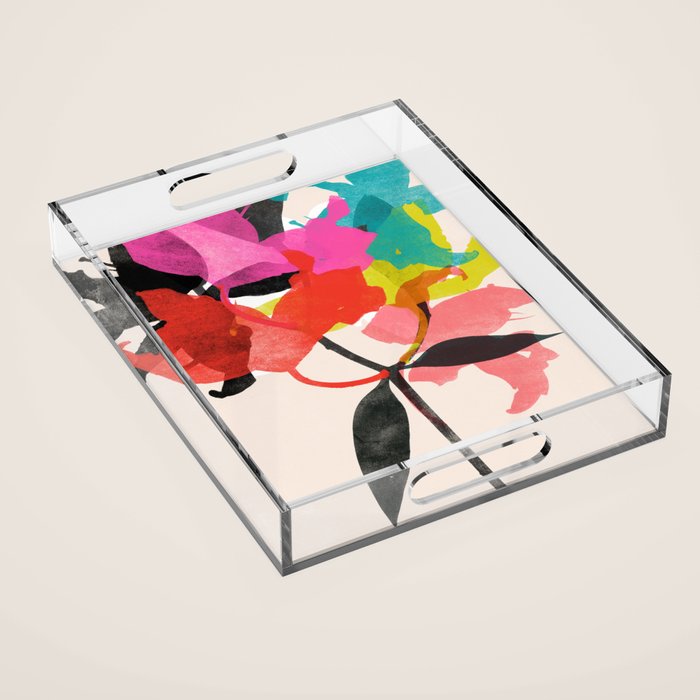 lily 5 Acrylic Tray Gallery Image 1