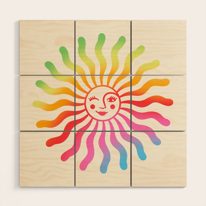 Pride Sun Wood Wall Art Gallery Image 1