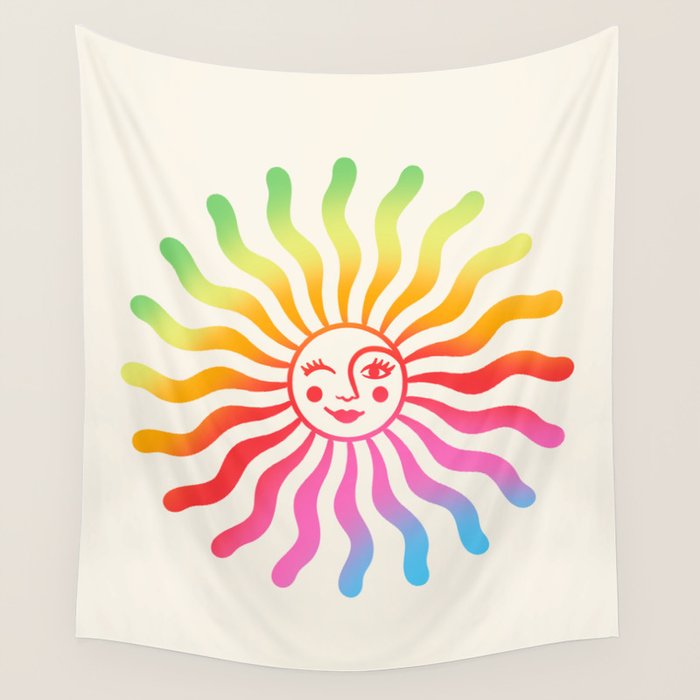Pride Sun Wall Tapestry Gallery Image 1