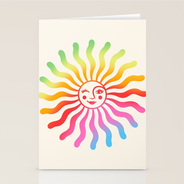 Pride Sun Stationery Card Gallery Image 1