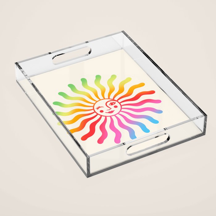 Pride Sun Acrylic Tray Gallery Image 1