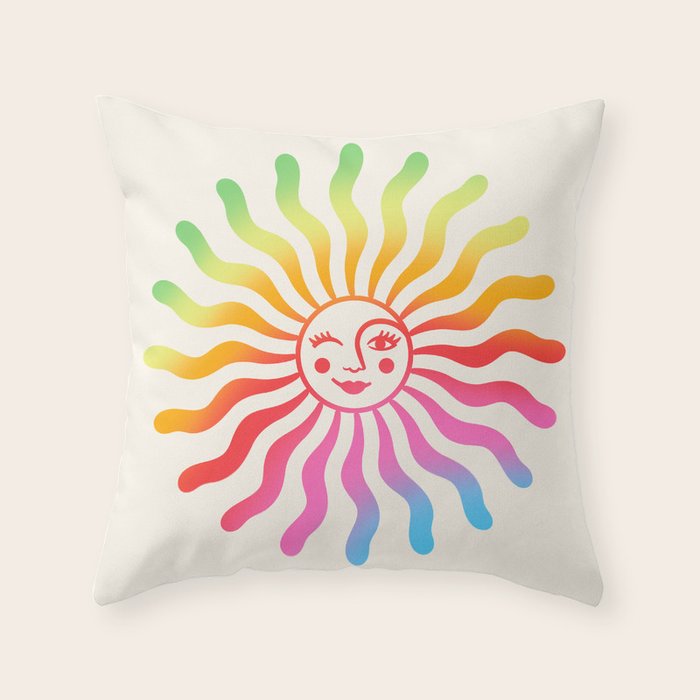 Pride Sun Throw Pillow Gallery Image 6