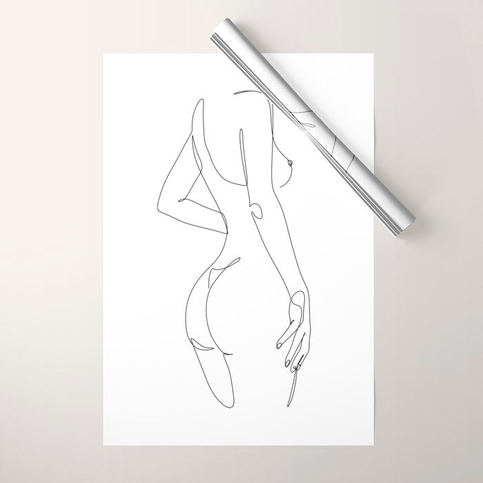 Nip and Butt Wrapping Paper Gallery Image 1