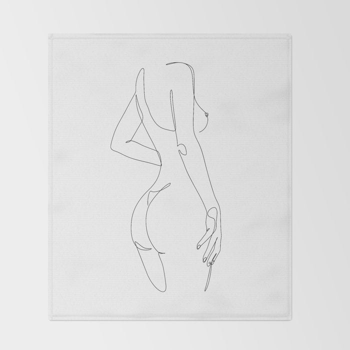 Nip and Butt Throw Blanket Gallery Image 2