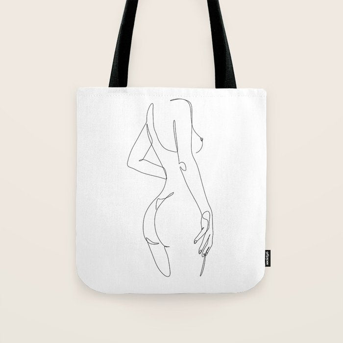 Nip and Butt Tote Bag Gallery Image 1