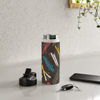 Ski Fun: Vintage Style  Water Bottle Gallery Image 4