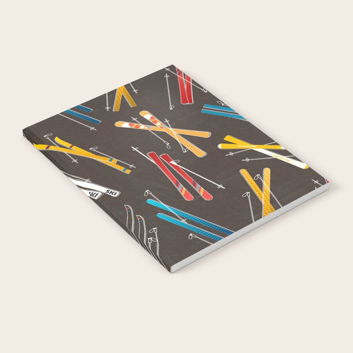 Ski Fun: Vintage Style  Notebook Gallery Image 2