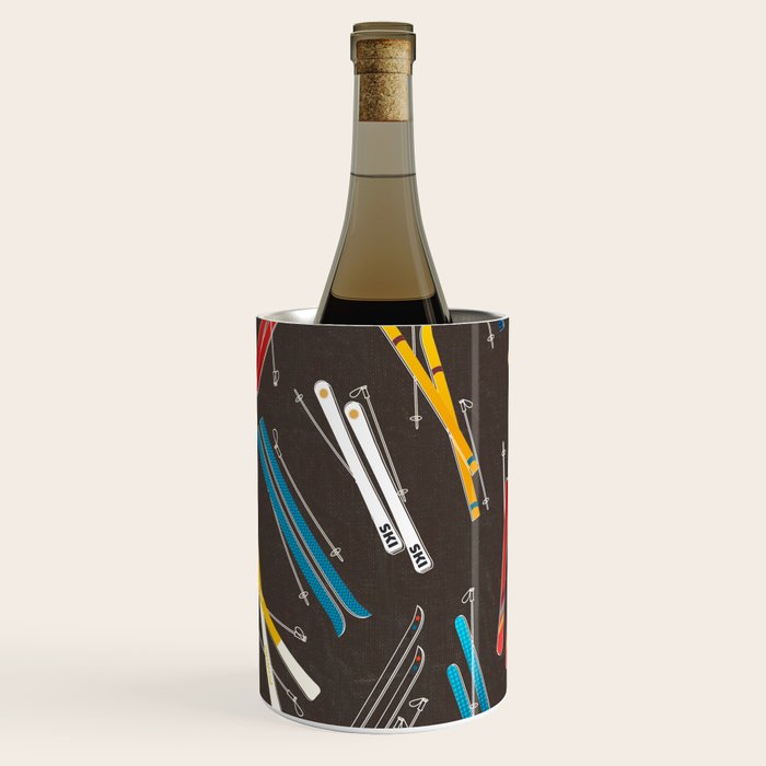 Ski Fun: Vintage Style  Wine Chiller Gallery Image 1
