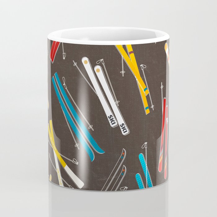 Ski Fun: Vintage Style  Coffee Mug Gallery Image 4