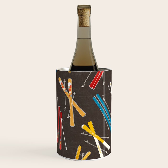 Ski Fun: Vintage Style  Wine Chiller Gallery Image 2