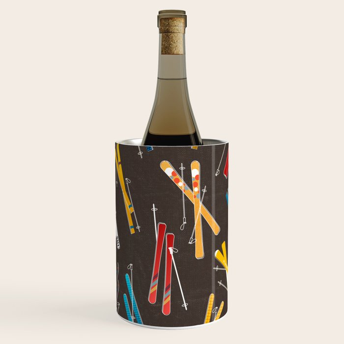Ski Fun: Vintage Style  Wine Chiller Gallery Image 3