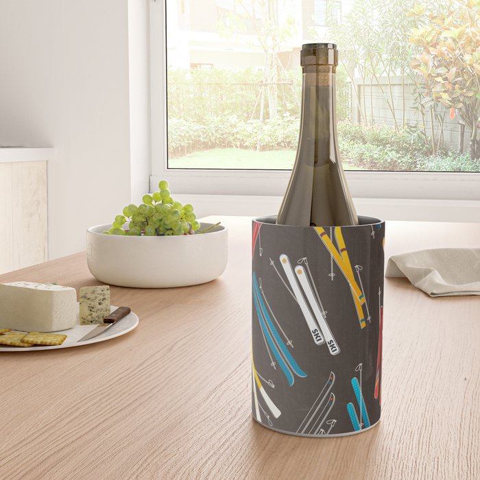 Ski Fun: Vintage Style  Wine Chiller Gallery Image 4