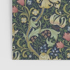William Morris Golden Lily Midnight Green Vintage Pattern Poster Gallery Image 3