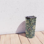 William Morris Golden Lily Midnight Green Vintage Pattern Travel Mug Gallery Image 4