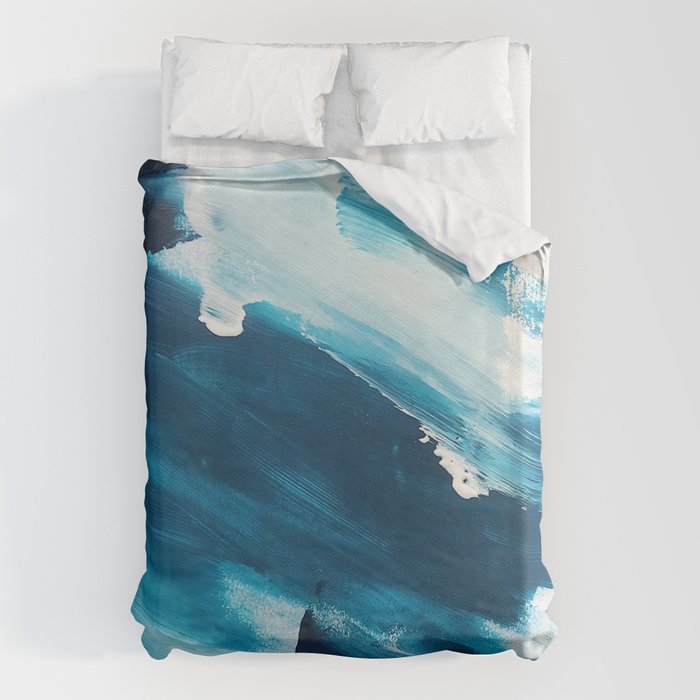 Abstract Oil Painting No. 52 Duvet Cover Gallery Image 1