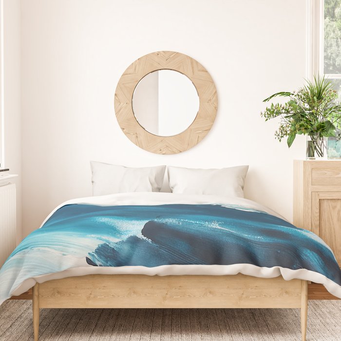 Abstract Oil Painting No. 52 Duvet Cover Gallery Image 3