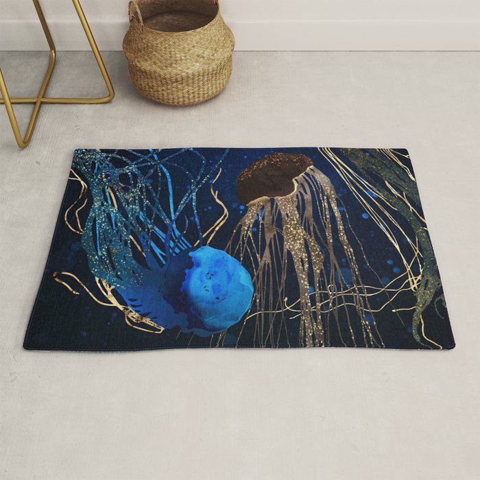 Metallic Jellyfish IV Rug Gallery Image 1
