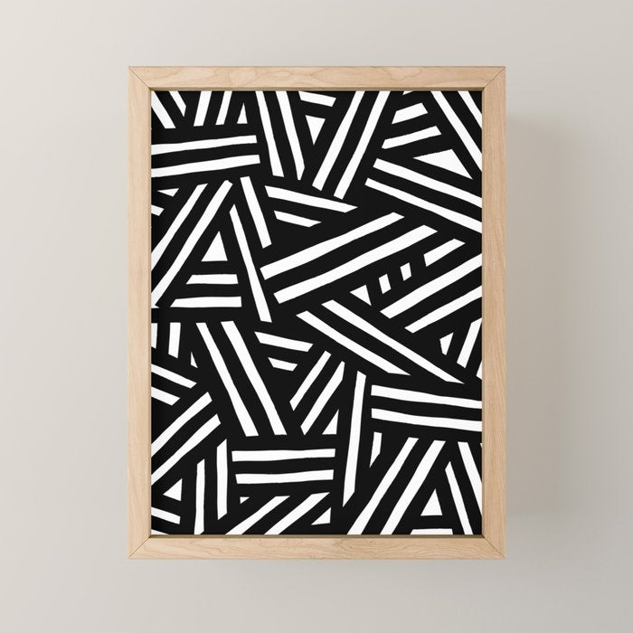 Monochrome 01 Mini Art Print Gallery Image 1