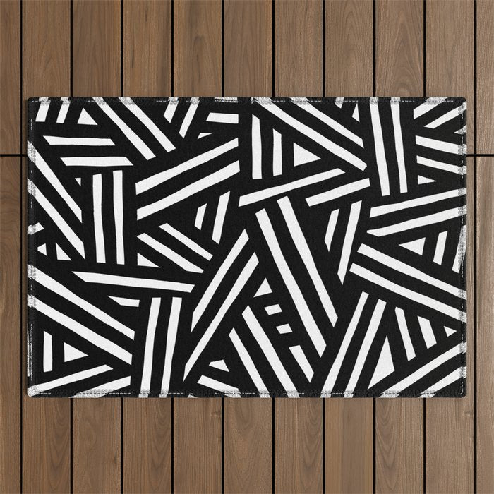 Monochrome 01 Outdoor Rug Gallery Image 1