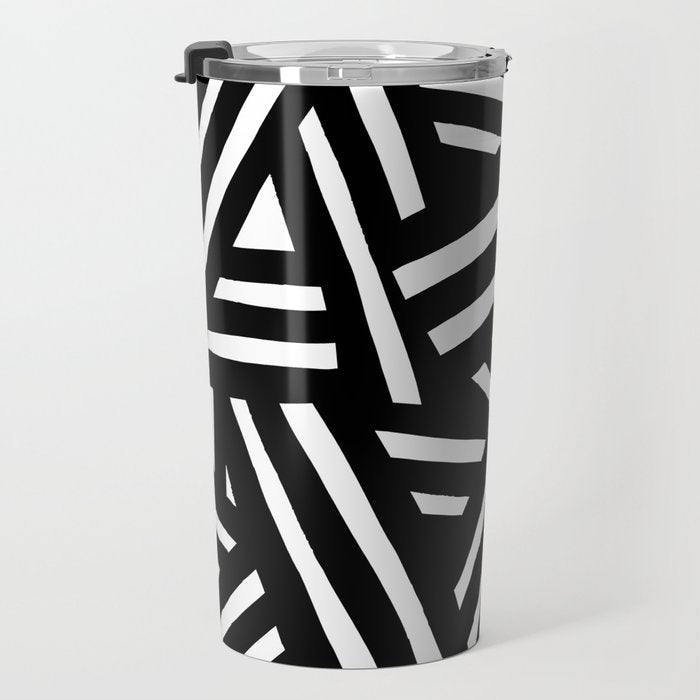 Monochrome 01 Travel Mug Gallery Image 3