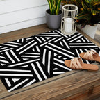 Monochrome 01 Outdoor Rug Gallery Image 2