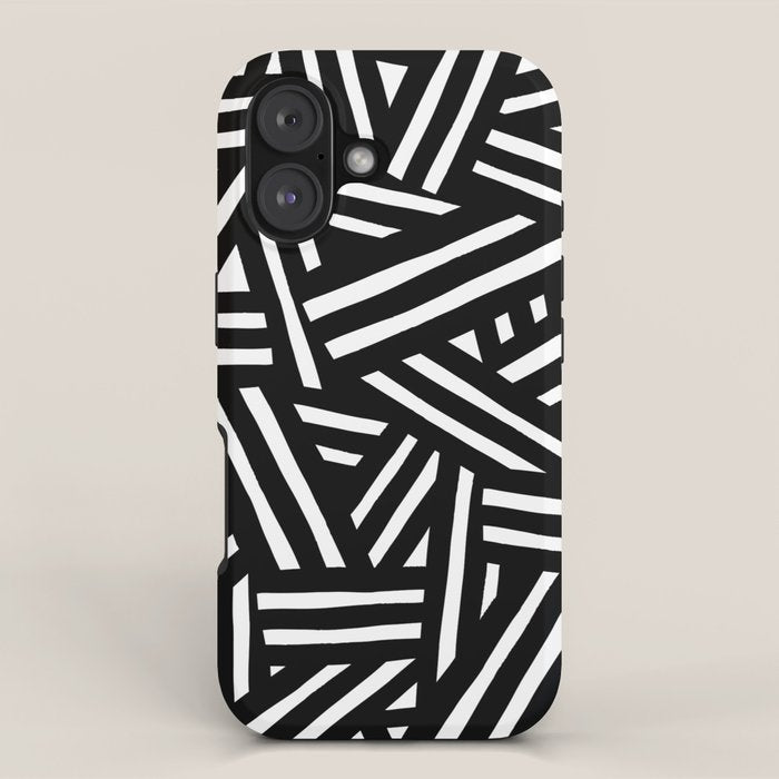 Monochrome 01 iPhone Case Gallery Image 1
