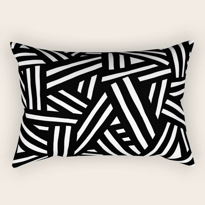 Monochrome 01 Rectangular Pillow Gallery Image 2