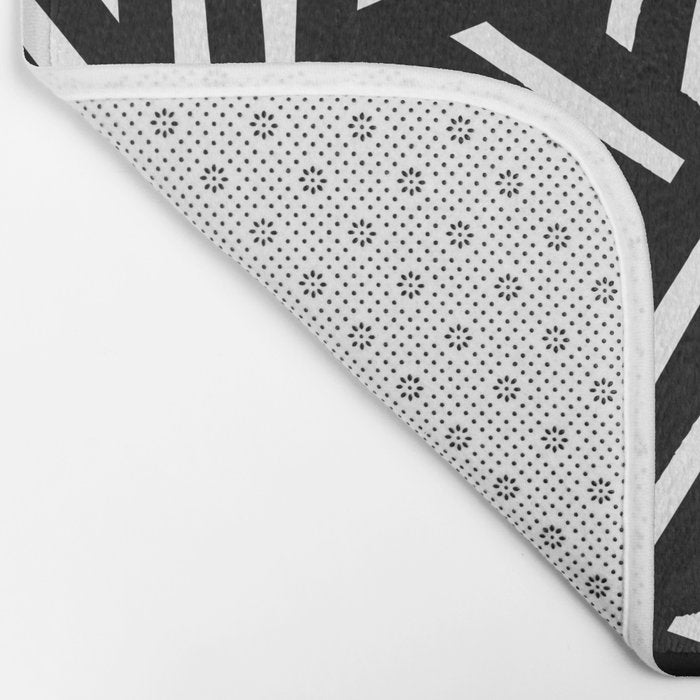 Monochrome 01 Bath Mat Gallery Image 2