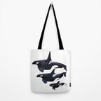Orca (Orcinus orca) Tote Bag Gallery Image 2