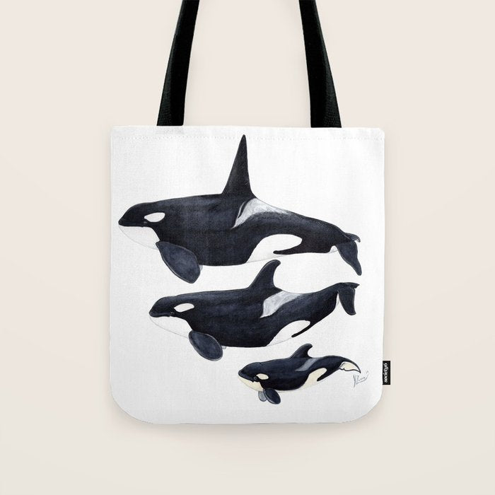 Orca (Orcinus orca) Tote Bag Gallery Image 1