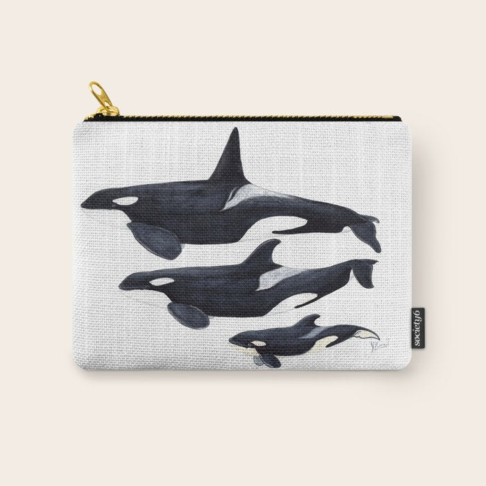 Orca (Orcinus orca) Carry All Pouch Gallery Image 1