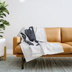 Orca (Orcinus orca) Throw Blanket Gallery Image 1