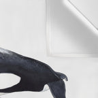 Orca (Orcinus orca) Wall Tapestry Gallery Image 3