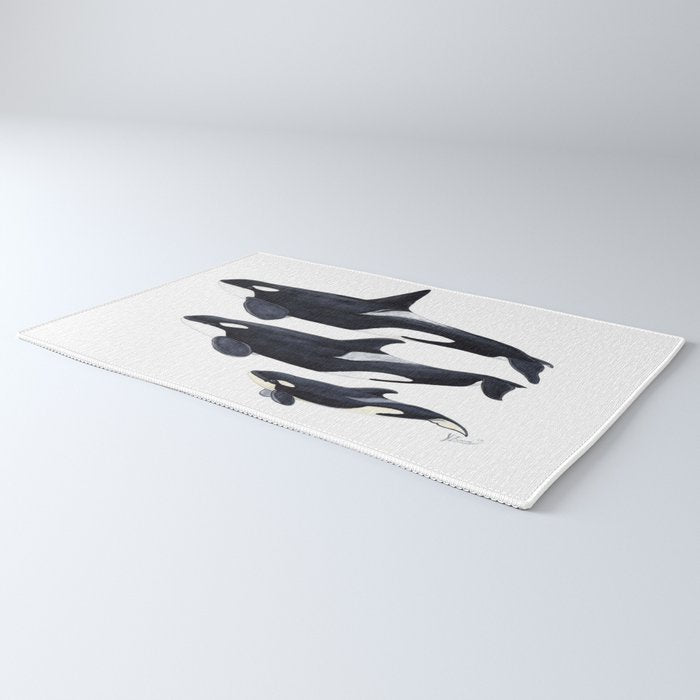 Orca (Orcinus orca) Rug Gallery Image 3