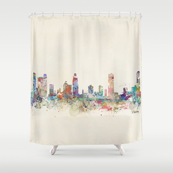 st petersburg florida Shower Curtain Gallery Image 1