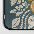 Moth Floral | Gold, Blue-Green Laptop Sleeve Gallery Image 3