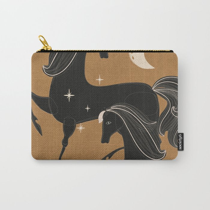 Horses 1  Carry All Pouch Gallery Image 1