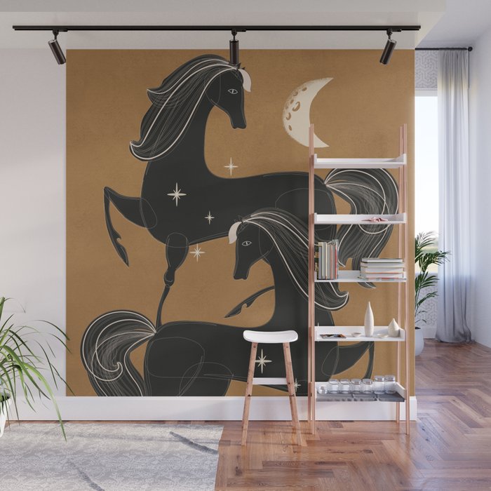 Horses 1  Wall Mural Gallery Image 1