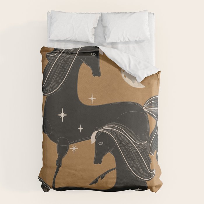 Horses 1  Duvet Cover Gallery Image 6