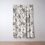 Toile de Jouy Vintage French Floral Window Curtain Gallery Image 3