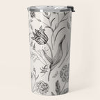 Toile de Jouy Vintage French Floral Travel Mug Gallery Image 2