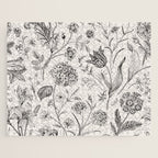Toile de Jouy Vintage French Floral Jigsaw Puzzle Gallery Image 1