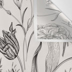 Toile de Jouy Vintage French Floral Wall Tapestry Gallery Image 3